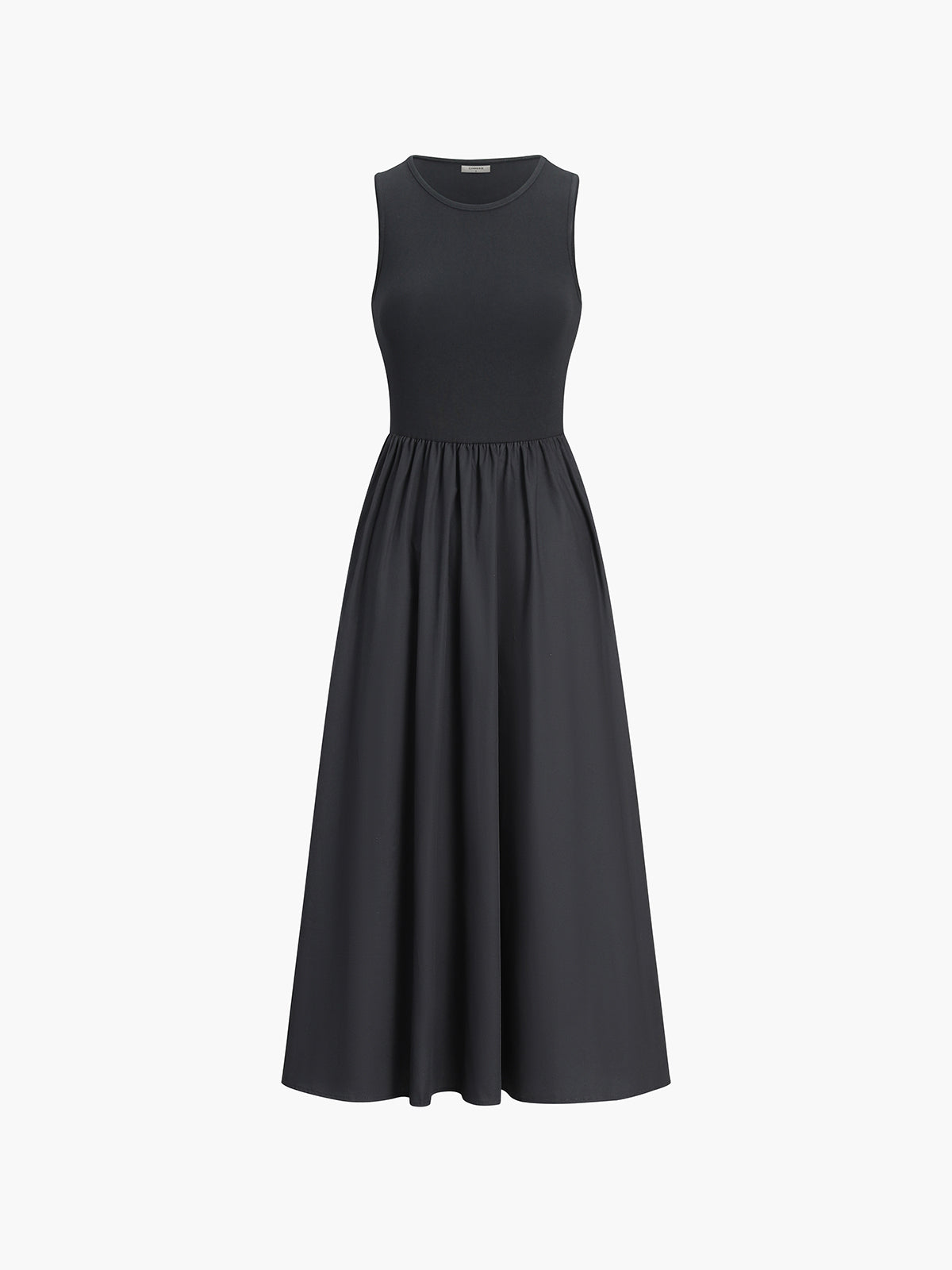Leisure Pockets Long Sleeve Long Dress