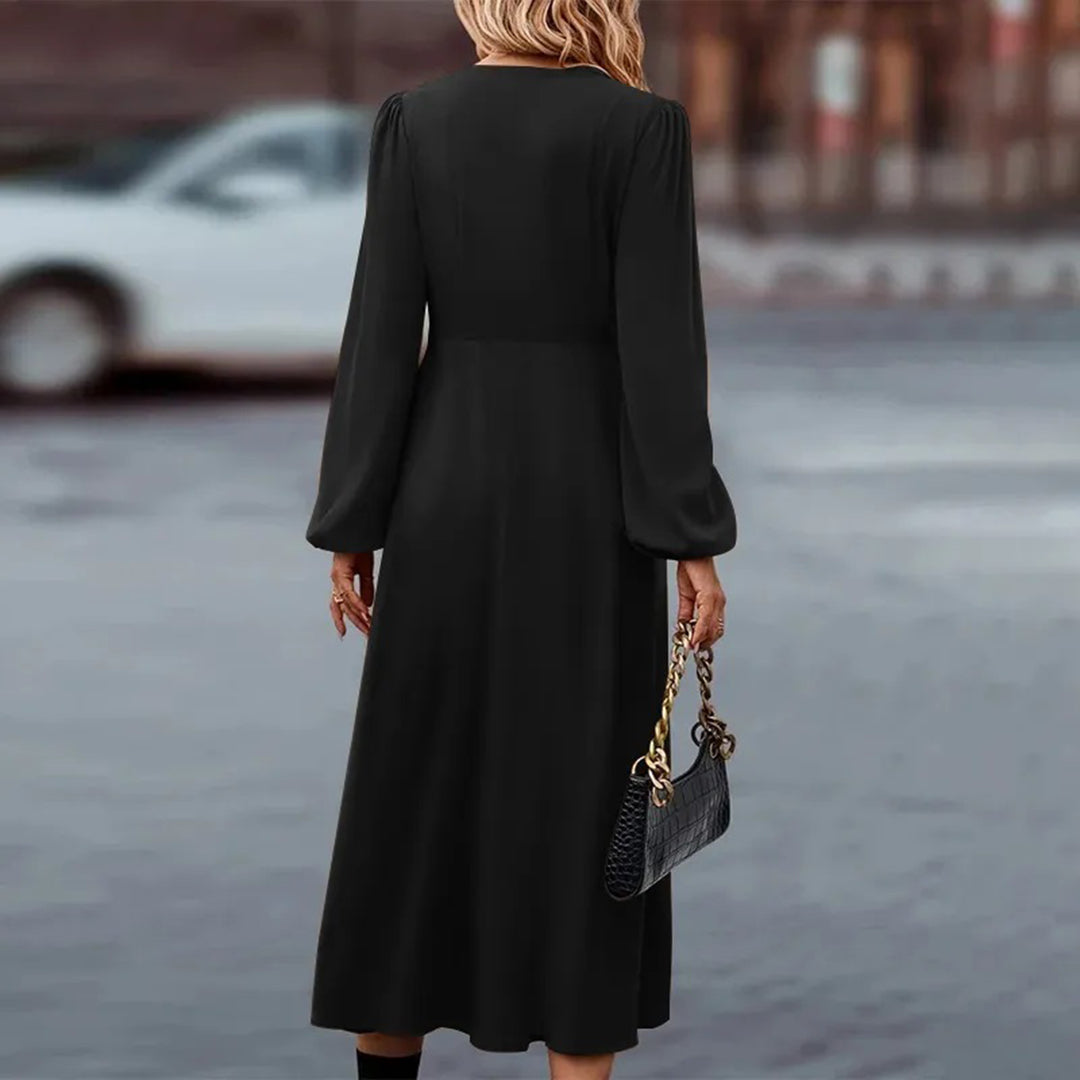 Oneida Boho V-neck Maxi Dress for Women Office and Evening