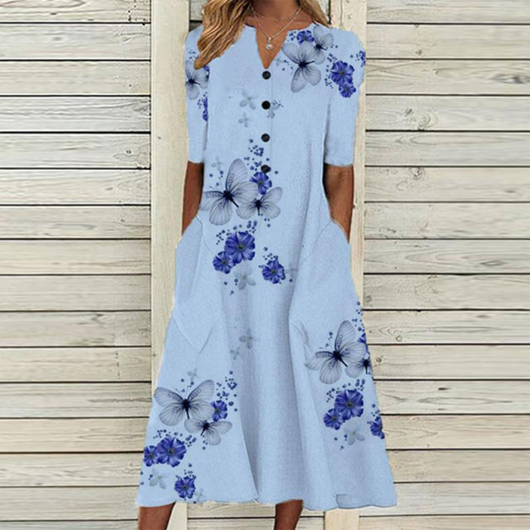 Luzmila Chic and Relaxed Dress for Women Casual Daywear