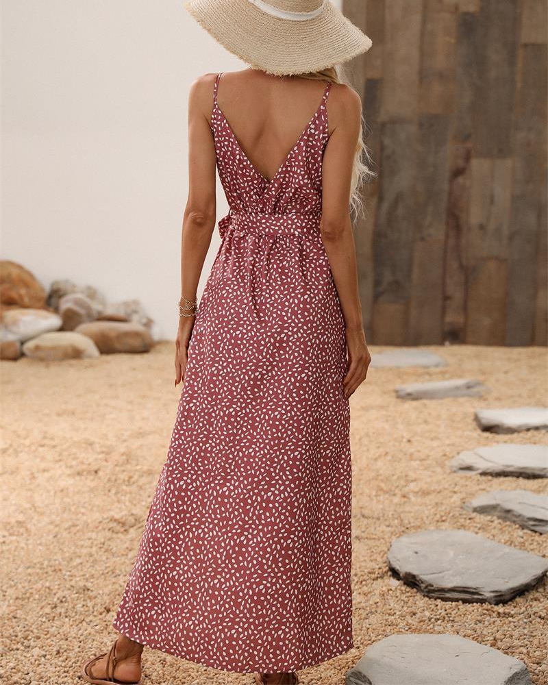 Sandra Stylish Long Dress Tailored Dress for Layered Outfit Styling