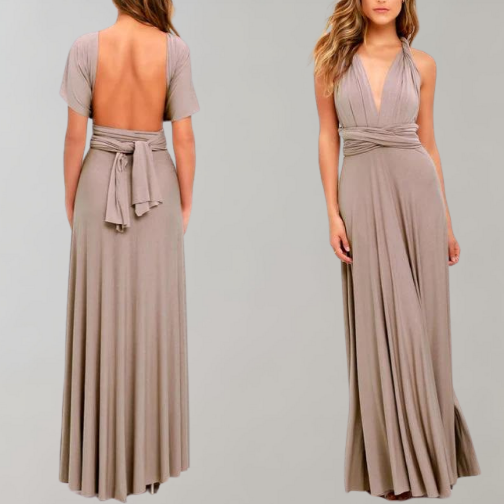 Nuala Statement Wrap Dress for Summer Designer Edit