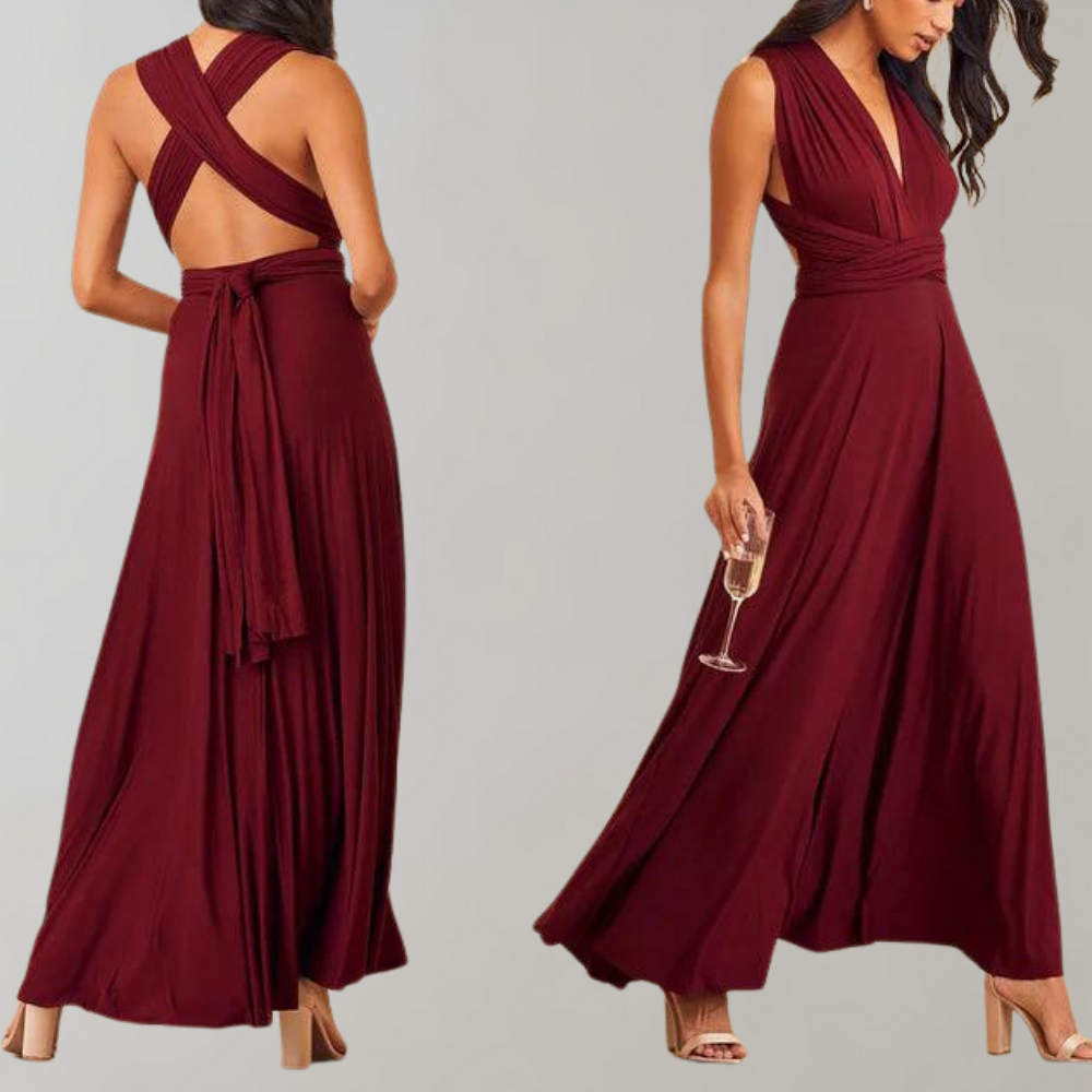 Nuala Statement Wrap Dress for Summer Designer Edit