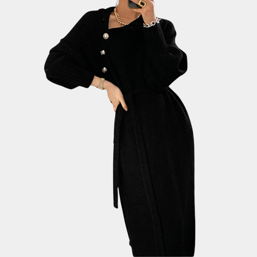 Ninfa Elegant and Warm Dress for Women Minimalist Chic Style