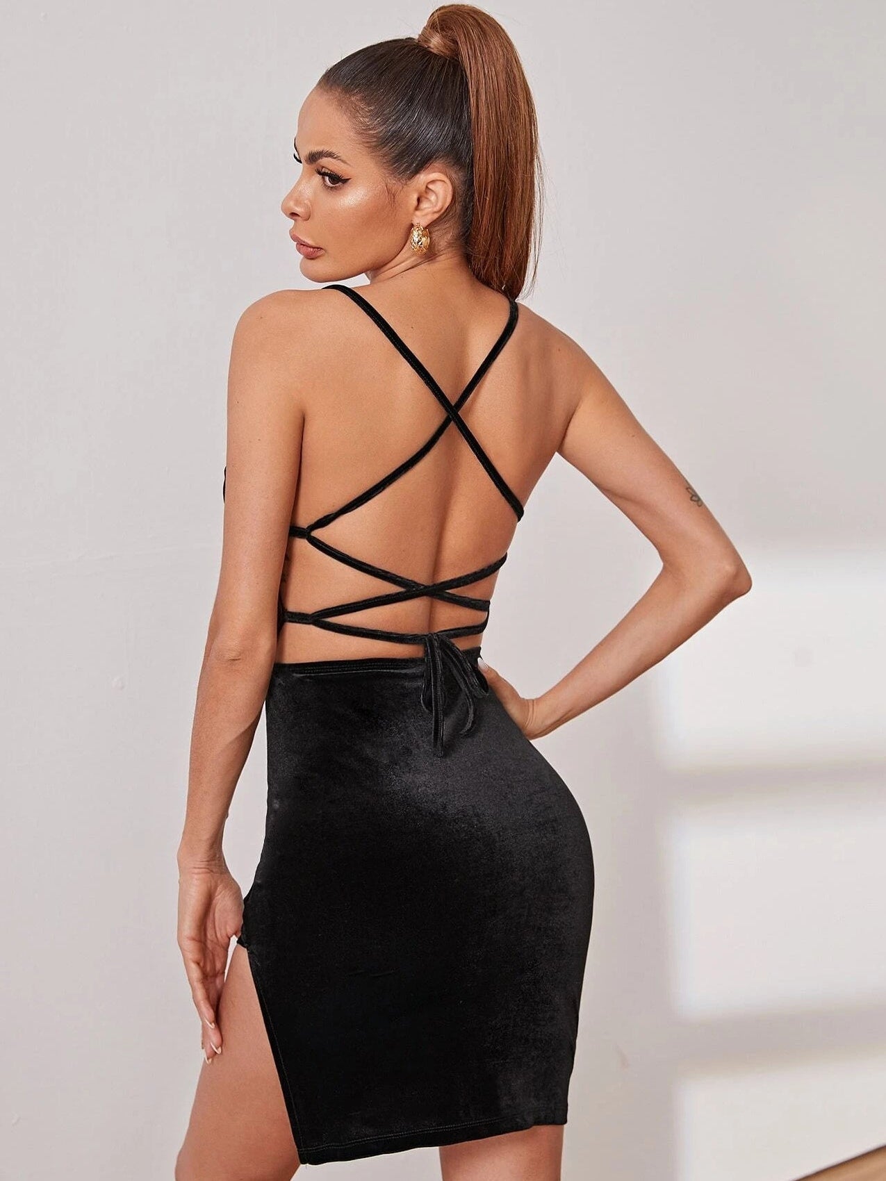 suspender dress