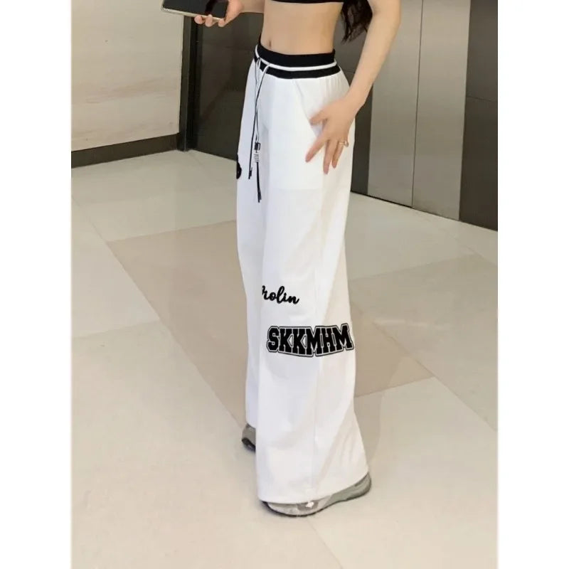 Spring White Gyaru Pants