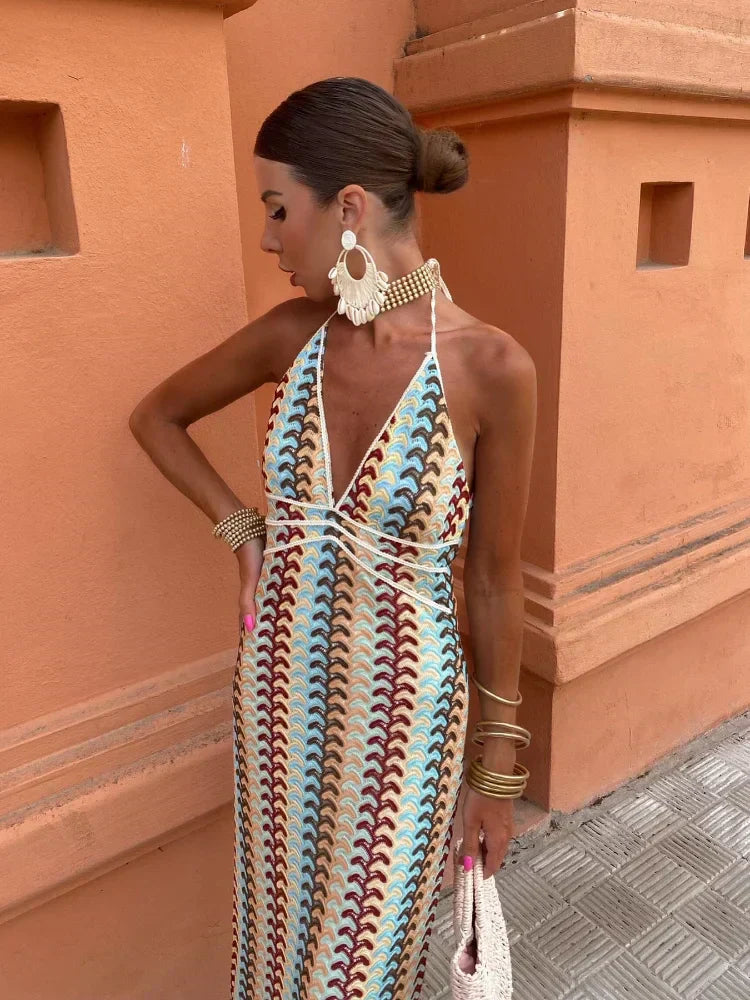 Teri Aesthetic Beach Dress for Women Elevated Occasion Wear