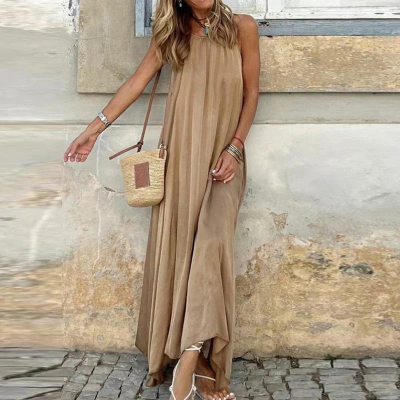 Ximena Boutique Maxi Dress Sleeveless Elegance Premium Wardrobe Essential
