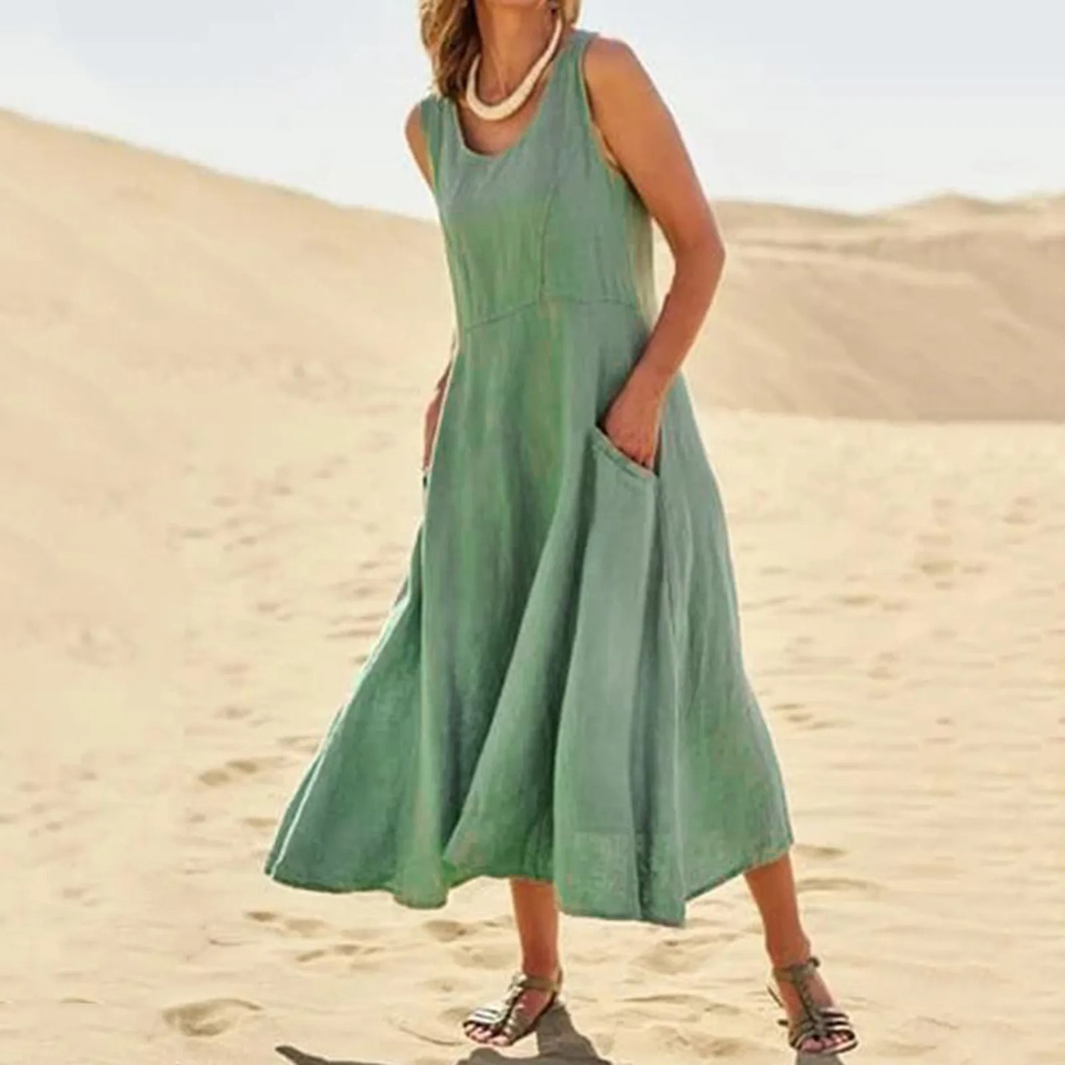 Cristina Chic and Versatile Summer Dress for Women Romantic Soft Style