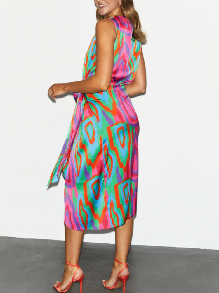 Fashion Sexy Sleeveless Vienna Midi Dress