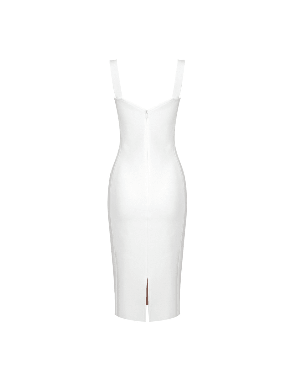 Lace Bandage Dress In White