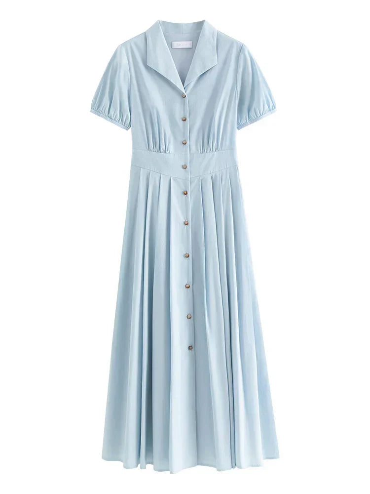 Madalina Simple and Stylish Dress for Women Brunch Outfit Idea