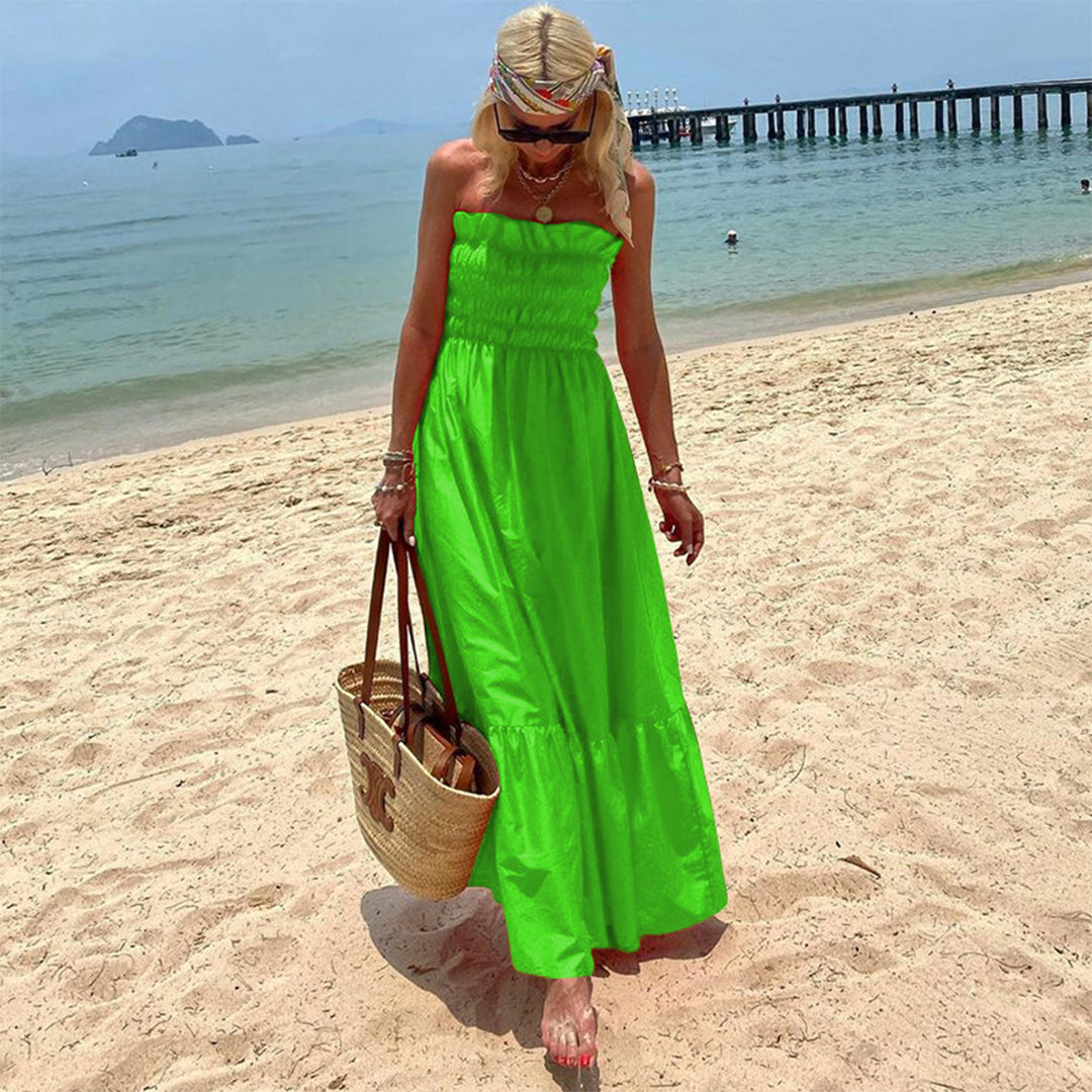 Nova Maxi Dress with Tube Top for Women Sophisticated Look