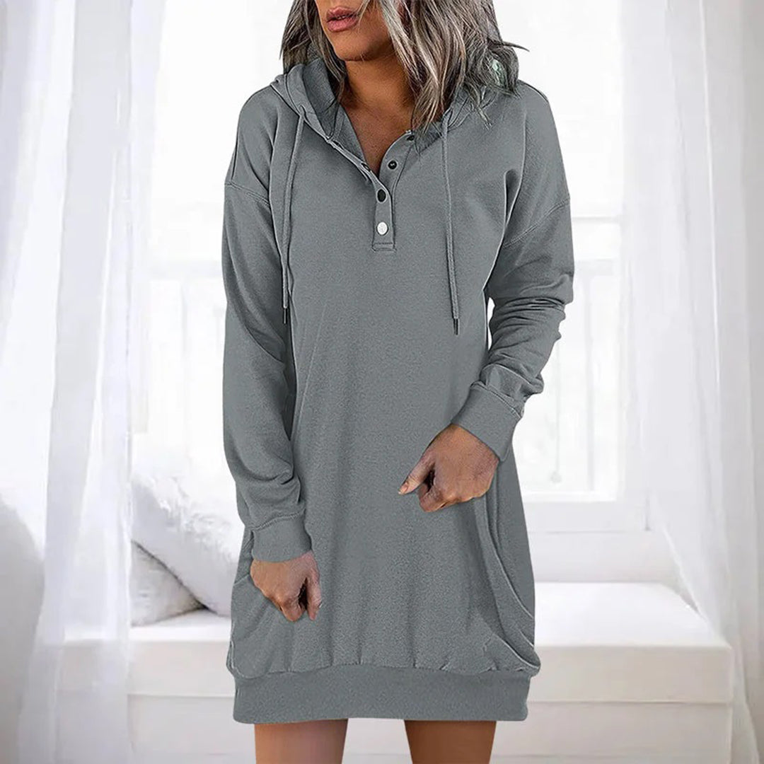 Aurora Halcyono Tailored Dress Dress with Relaxed Fit and Modern Casual Wear