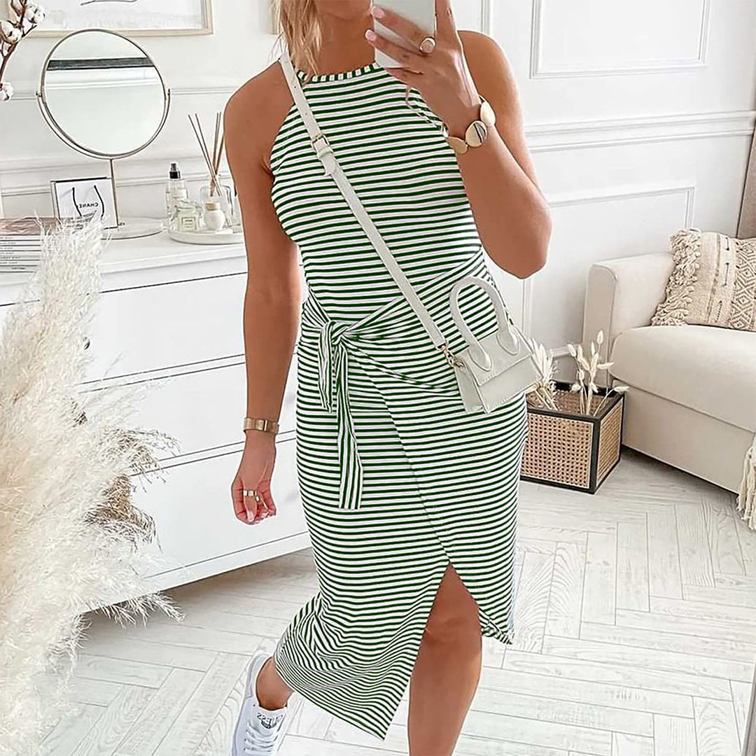 Ozlem Stylish Midi Dress for Women Effortless Chic Look