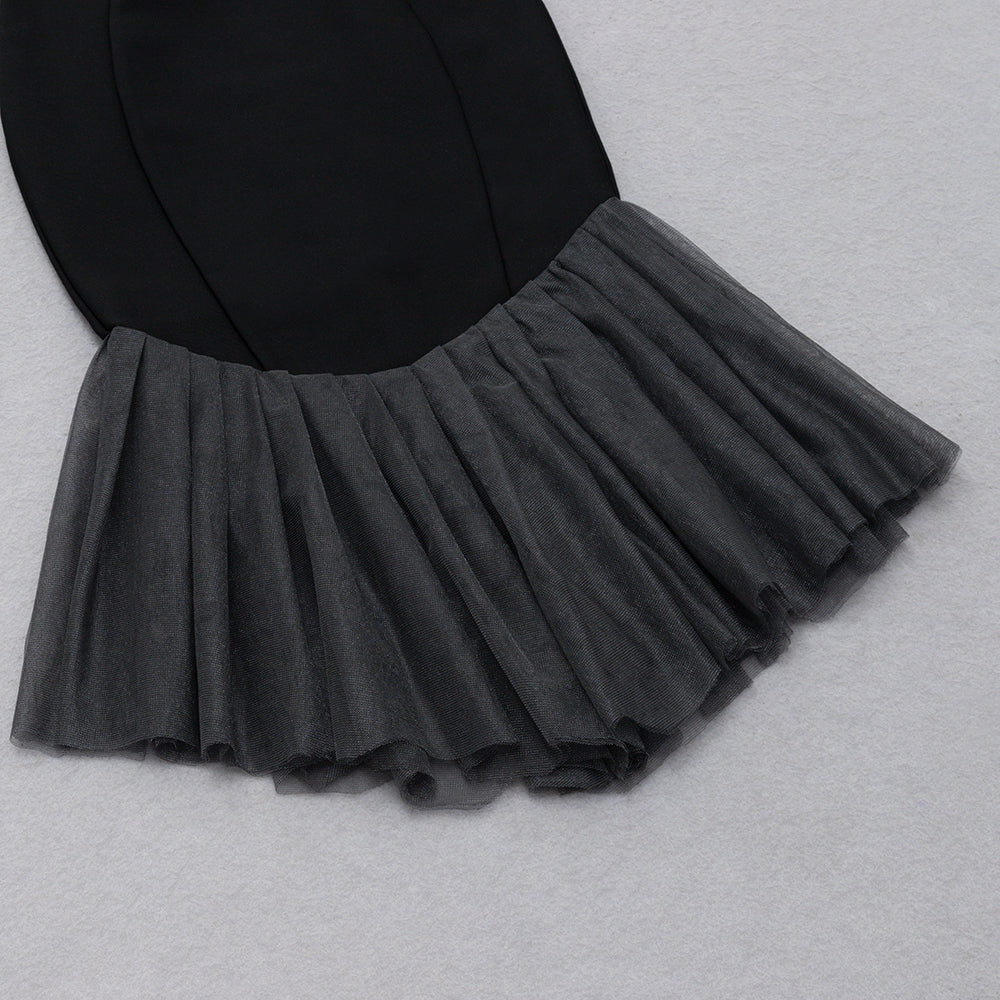 Strappy Sleeveless Midi Pleated Bandage Dress HB79270