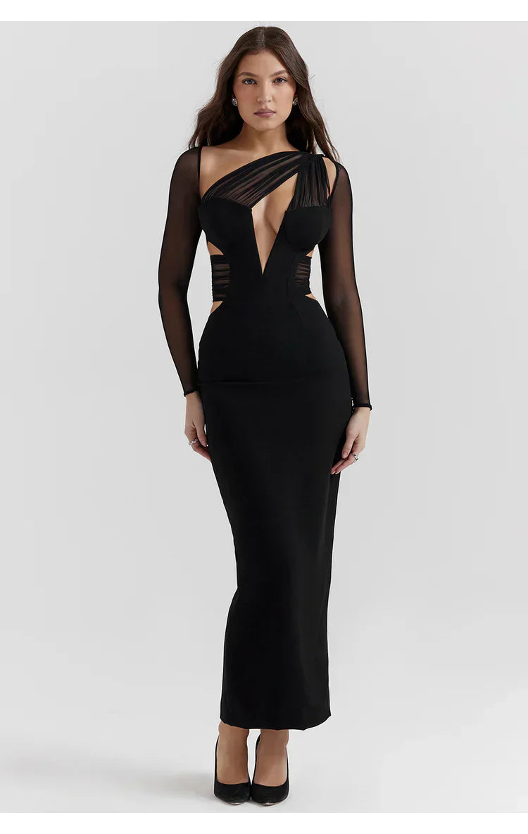 Davina Midi Dress Black