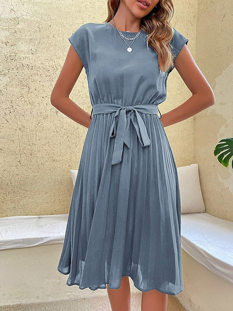Isabel Short Sleeved Womens Dress with Premium Everyday Styling