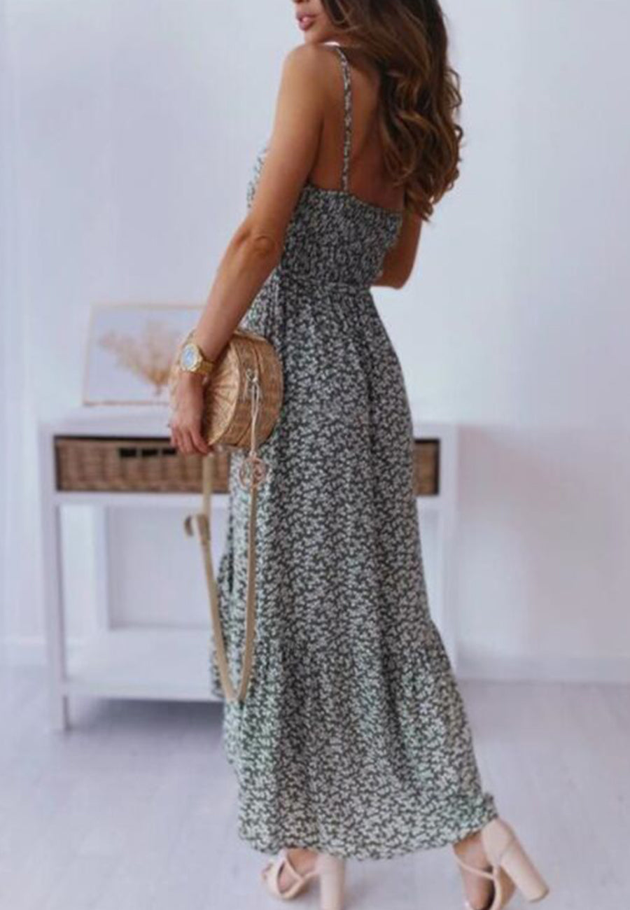High Low Soft Daisy Dress