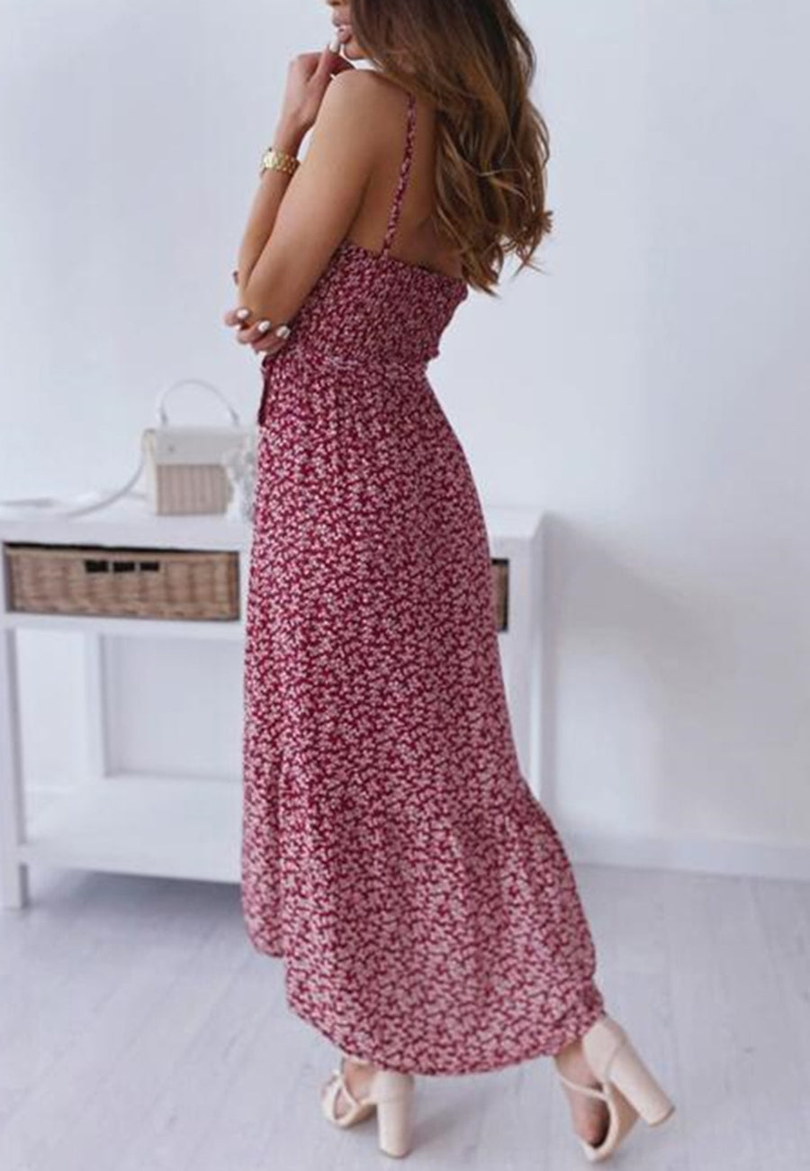 High Low Soft Daisy Dress