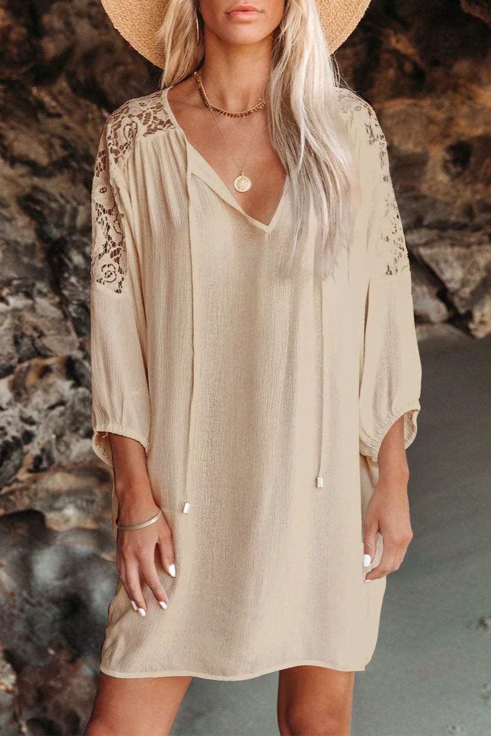 Janeth Aesthetic Light Beach Dress Premium Wardrobe Essential