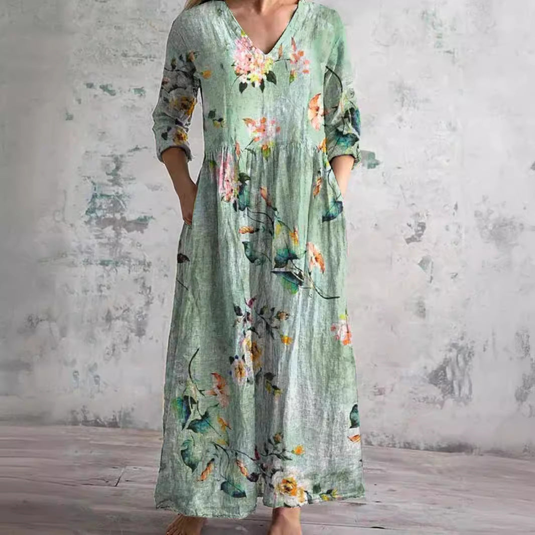 Maria Elegant Floral Womens Dress with Modern Everyday Styling
