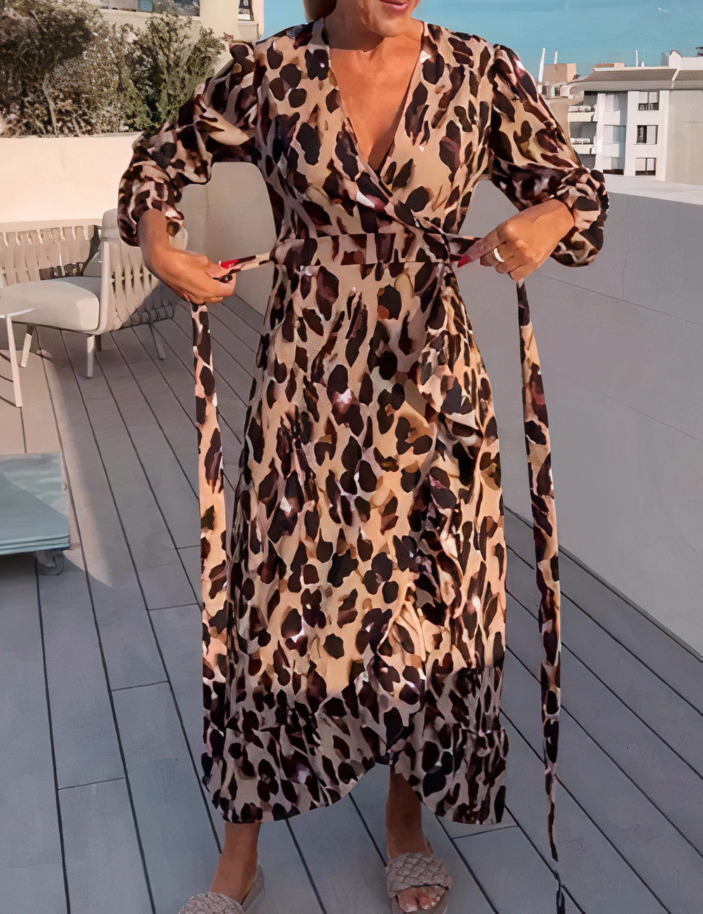 María Aesthetic José Women's Summer Maxi Dress Boutique Collection