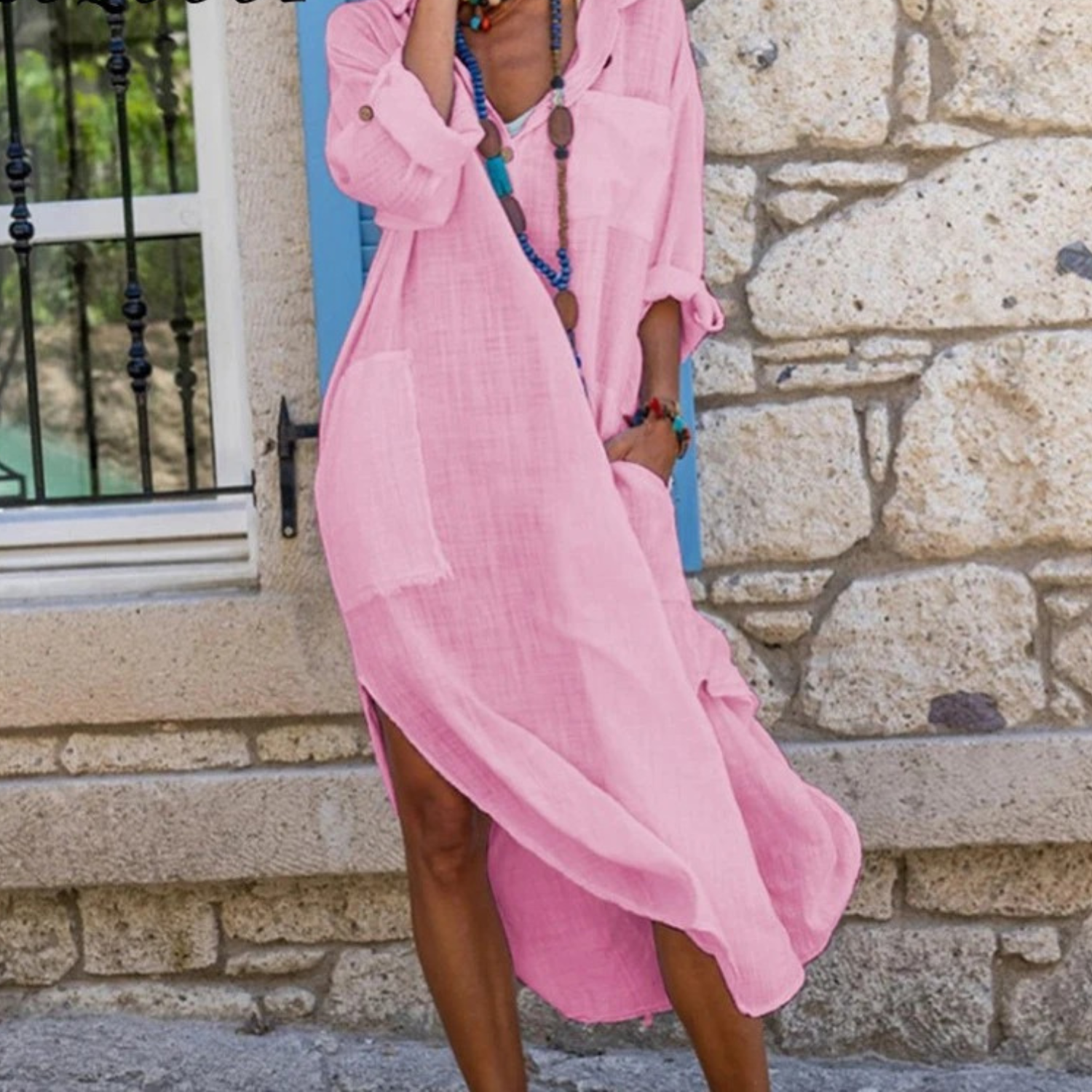 Georgina Tailored and Elegant Summer Dress for Women Easy Wear Style
