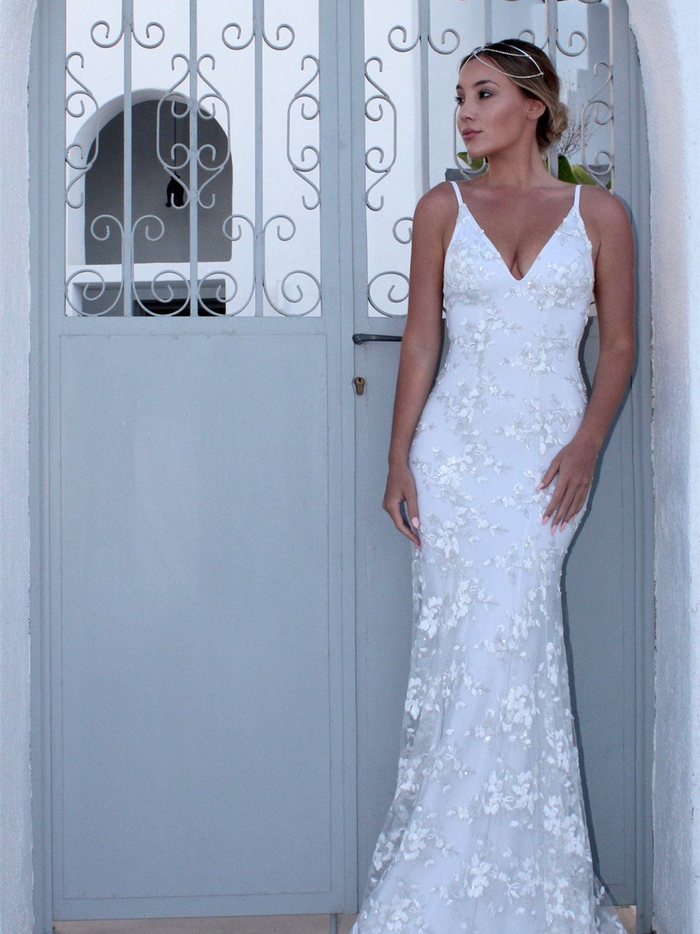 V-neck Halter Dress