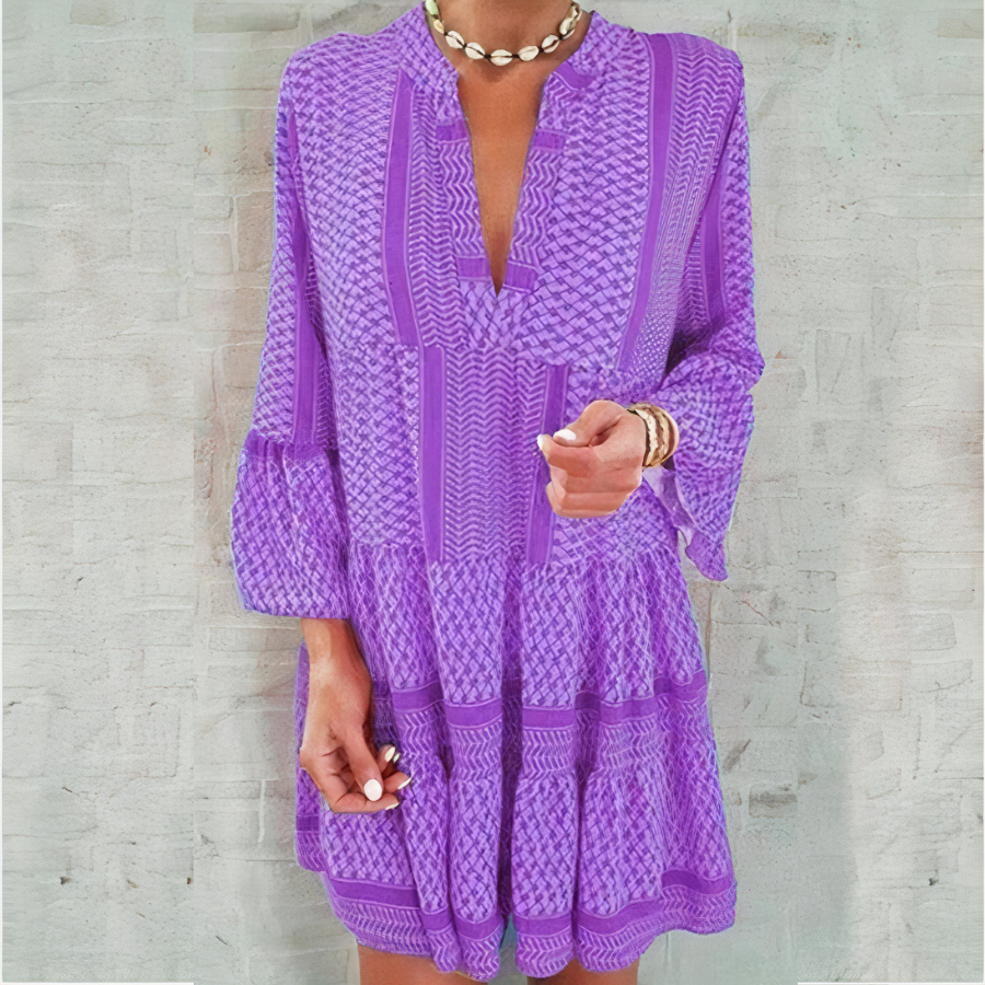 Eugenia Effortless Bohemian Mini Beach Dresses Chic Silhouette Collection