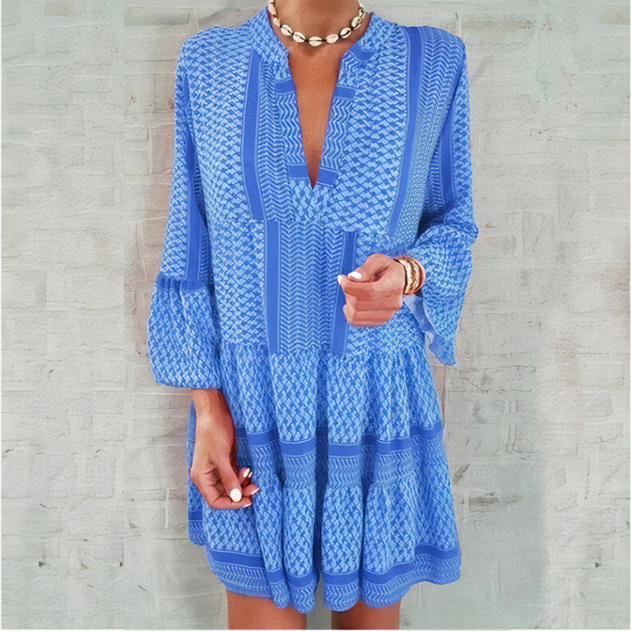 Eugenia Effortless Bohemian Mini Beach Dresses Chic Silhouette Collection