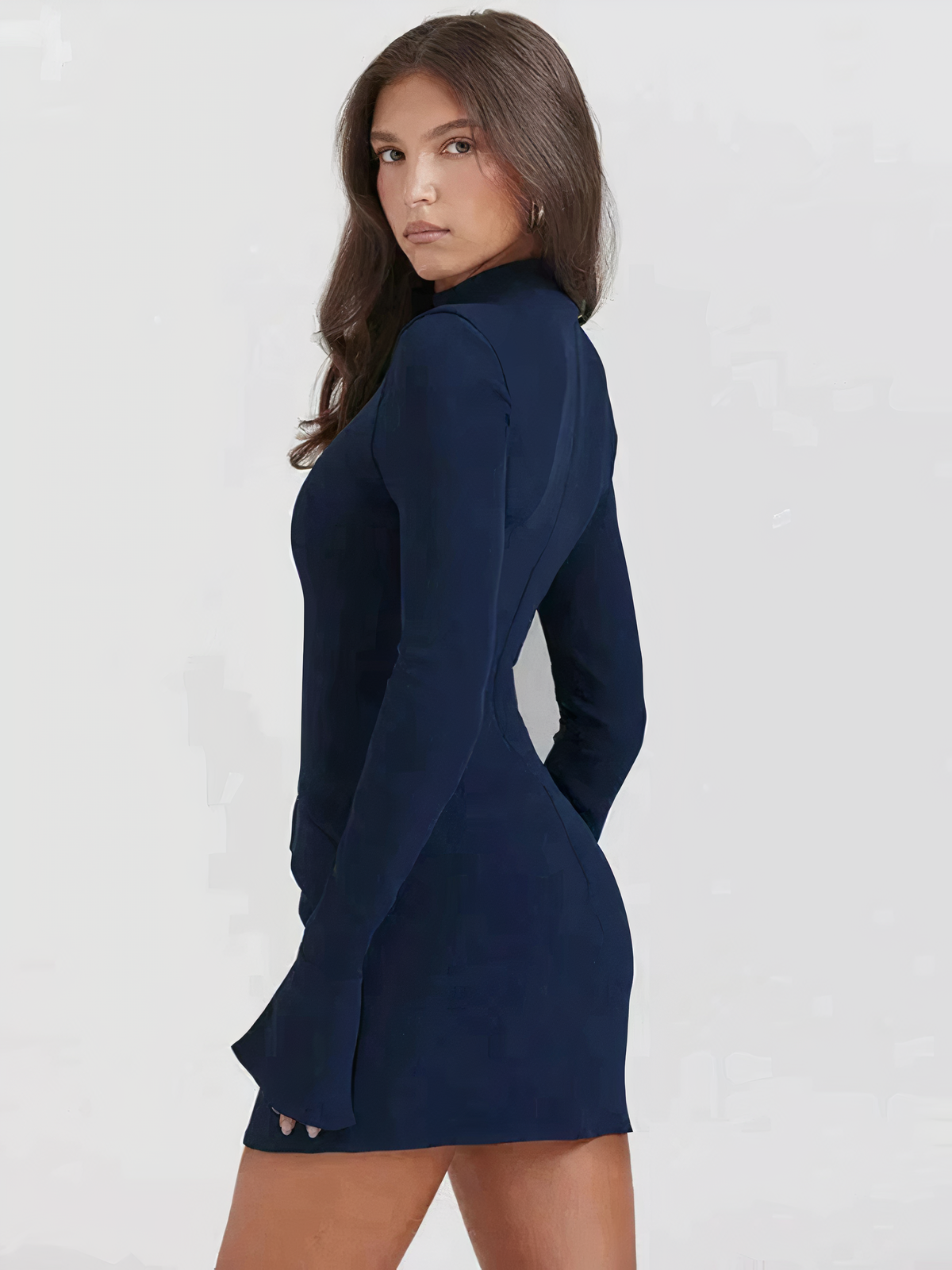 Florencia Minimalist Mini Dress Premium Wardrobe Essential