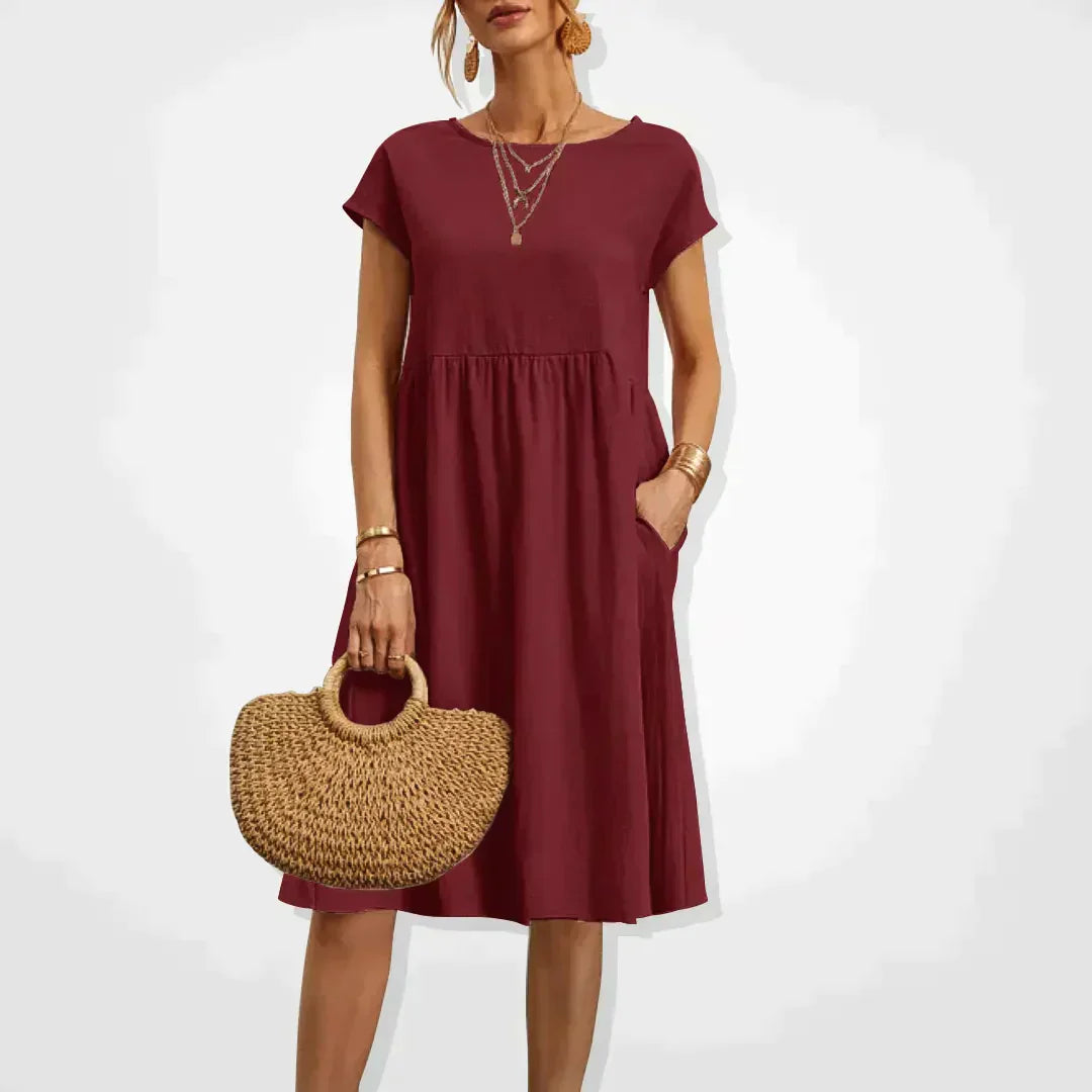 Viviana Timeless Flowing Summer Dress Evening Wear Edit