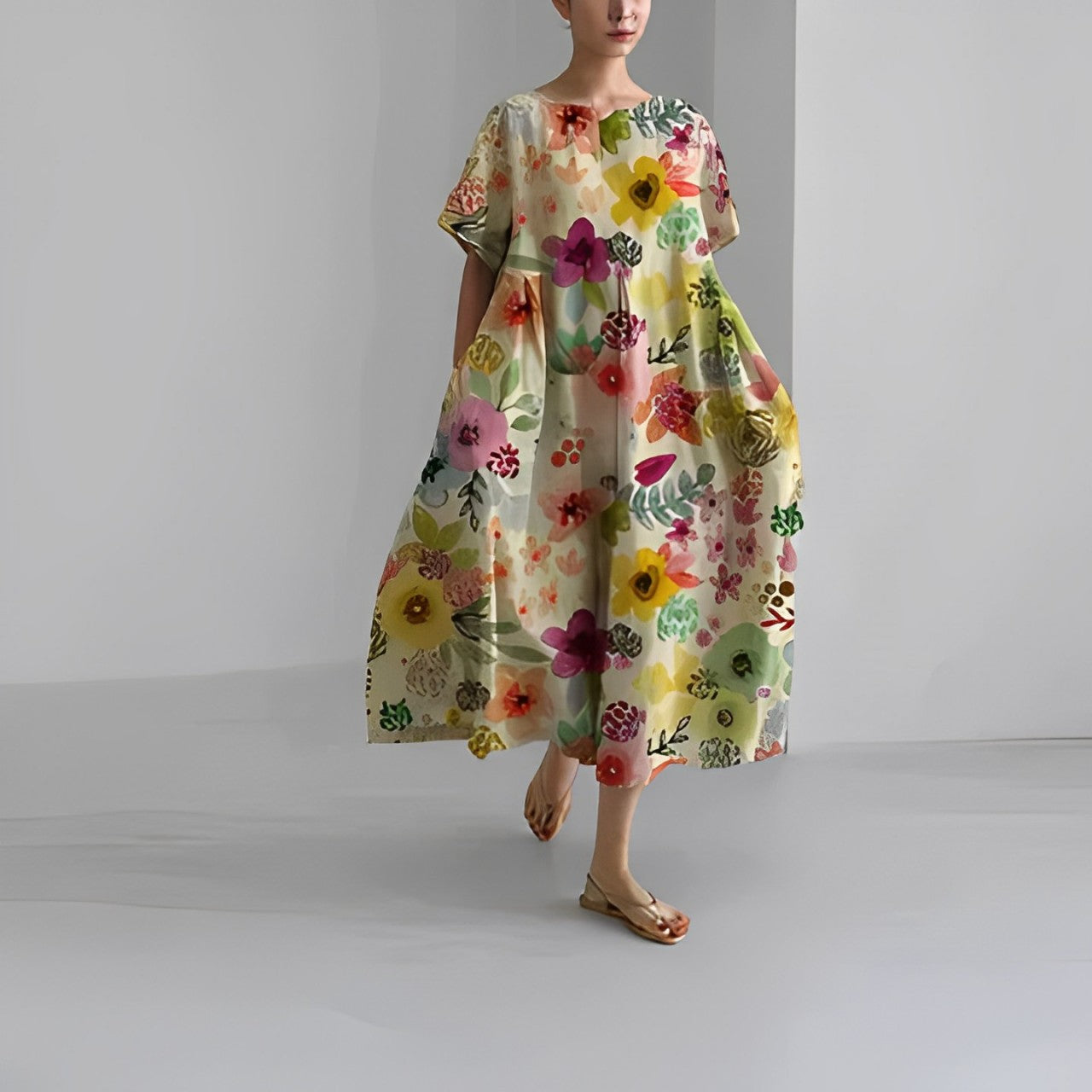 Victoria Printed Dress For Contemporary Dress for Modern Casual Wear
