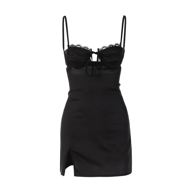 2024 Summer New Backless Club Party Lace Dress