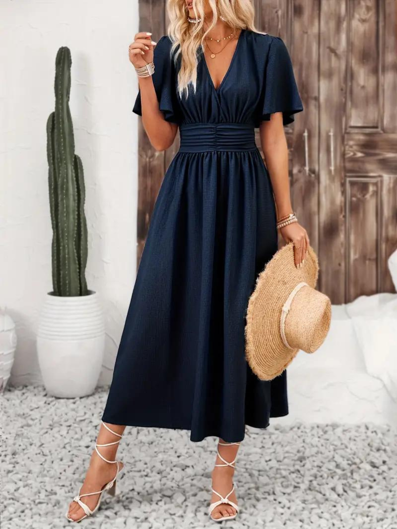 Sandra Elegant Long Dress Urban Dress with Premium Casual Styling