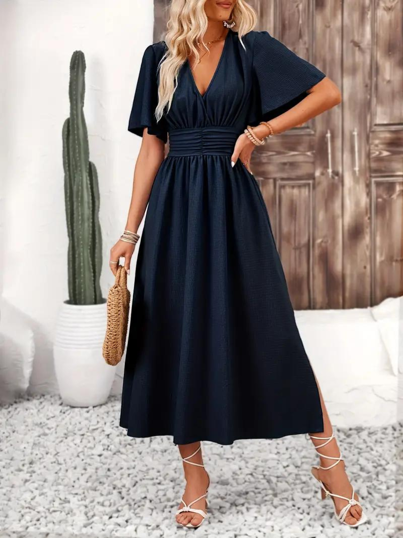 Sandra Elegant Long Dress Urban Dress with Premium Casual Styling
