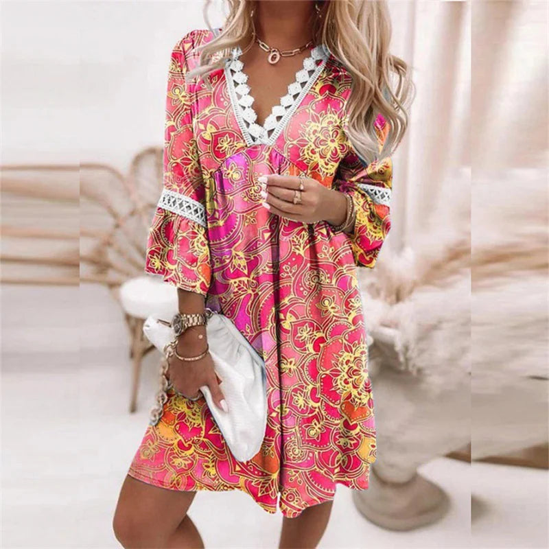 Nadia Floral Dress For Vintage Inspired Dress for Everyday Wear