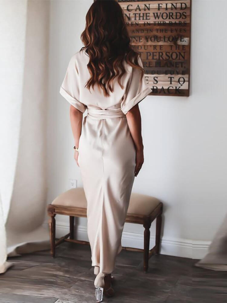 Let's Party Cinched Midi-Dress