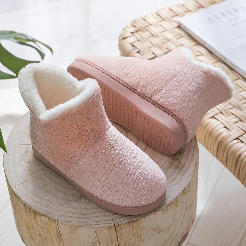 Fuzzy Fashion Outdoor Nonslip Fur Fluffy Indoor Snow Boot