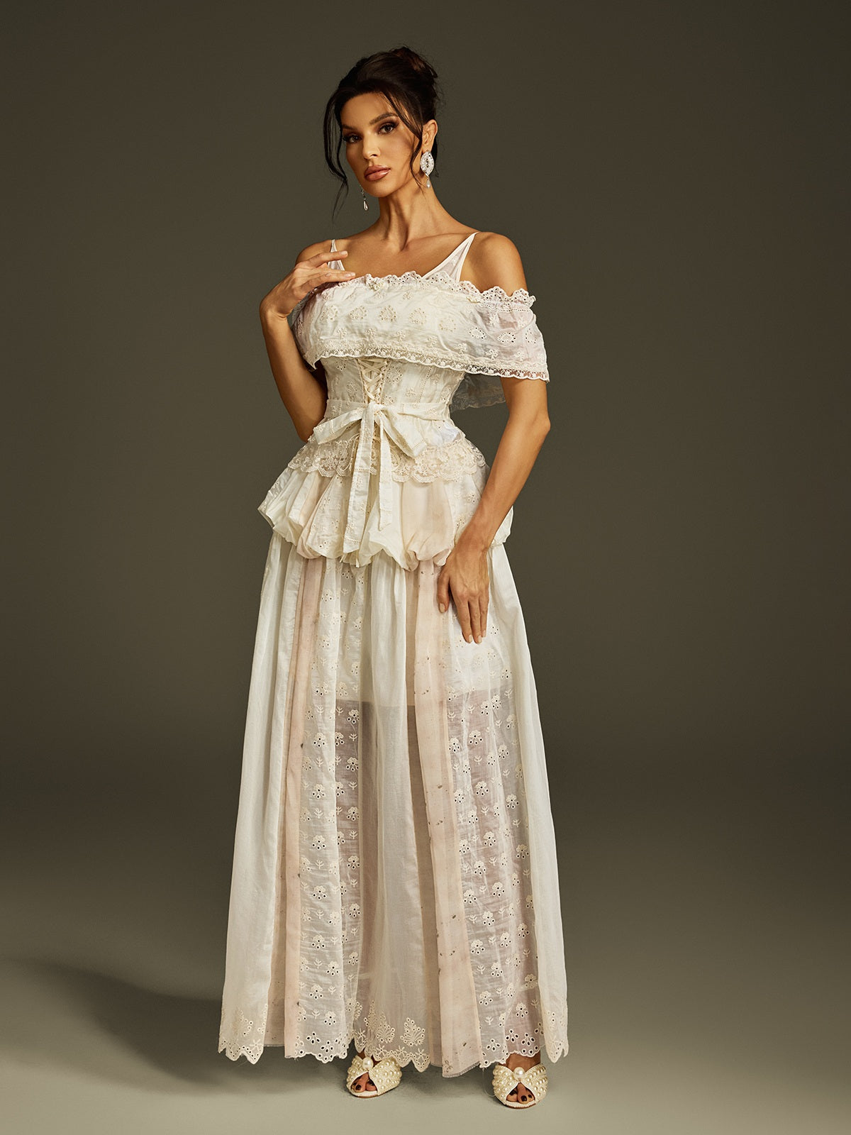 Flower Skirt Set