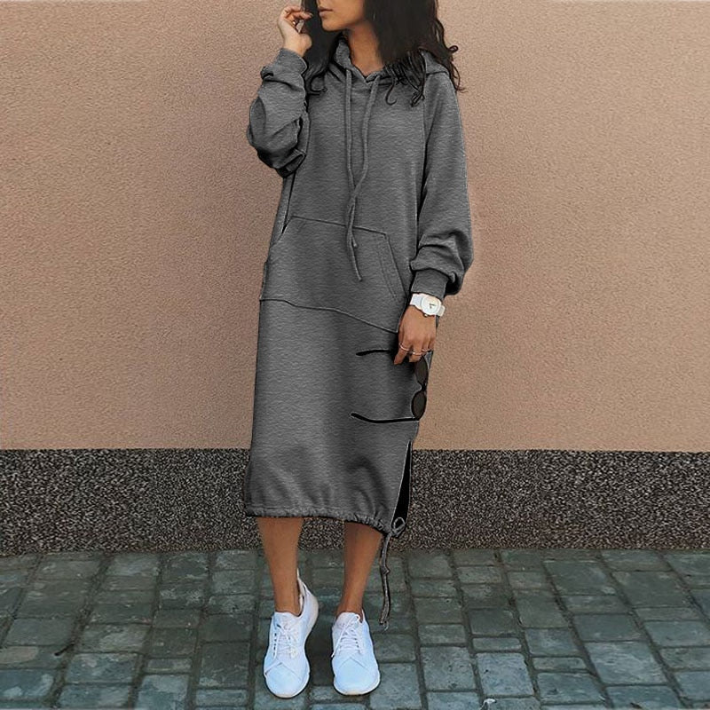 Rebeca Timeless Hooded Dress Statement Occasion Edit