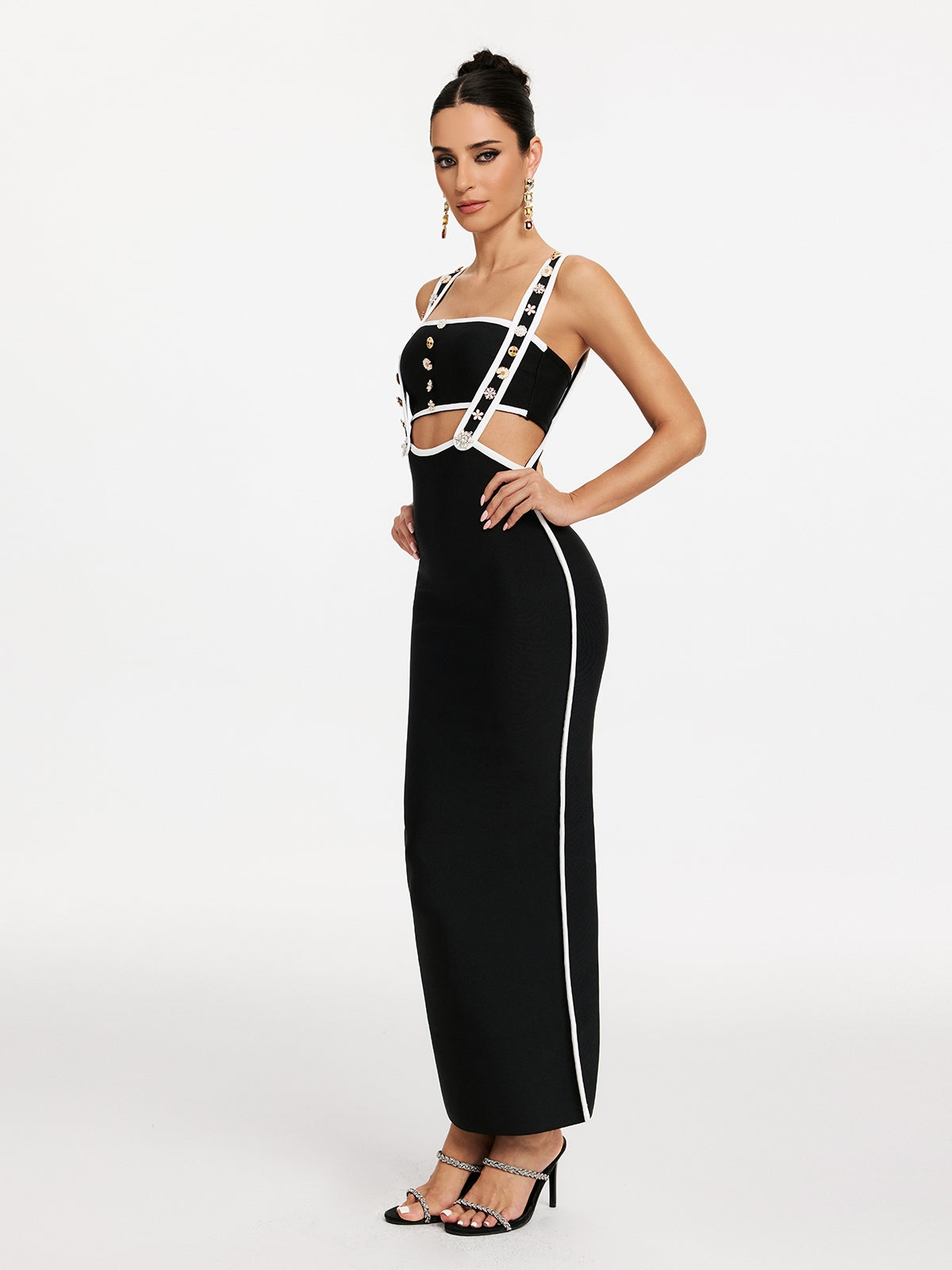 Flower Bandage Skirt Set