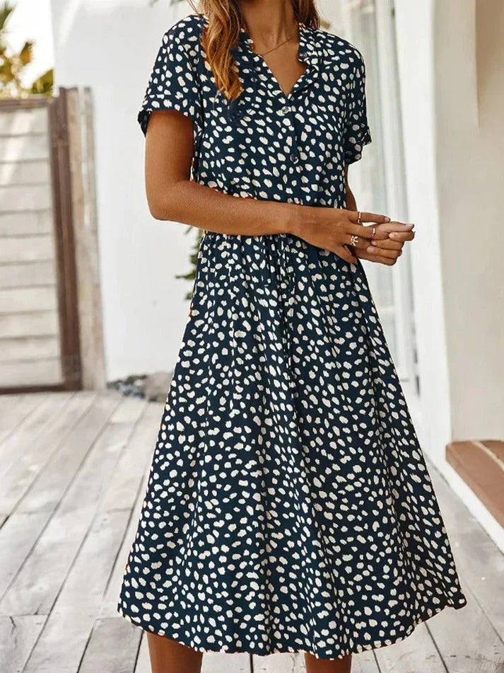 Laura Womens Vintage Dress Elegant Dress with Premium Casual Styling