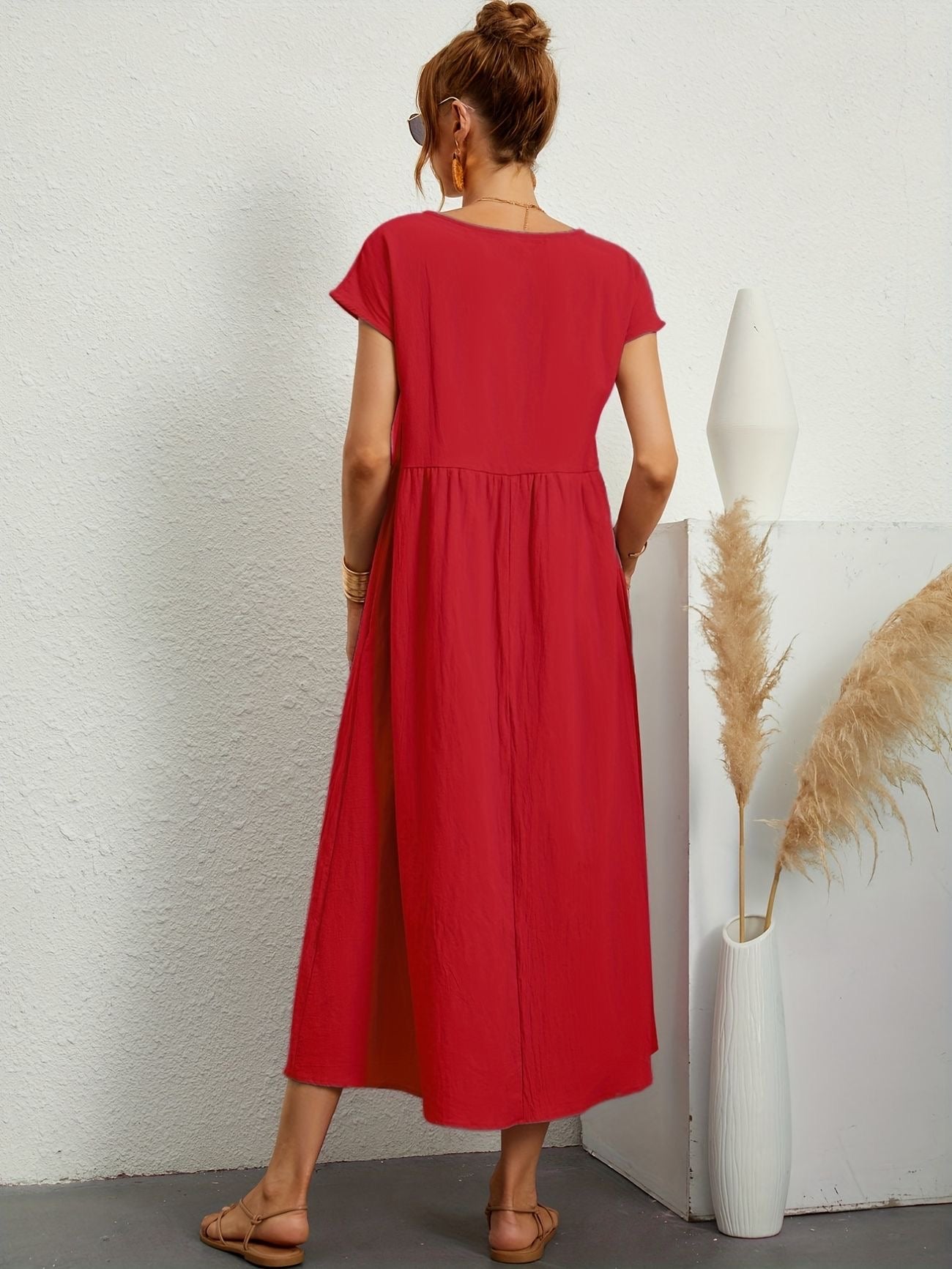 Salomé Statement Casual Linen Dress Occasion Edit