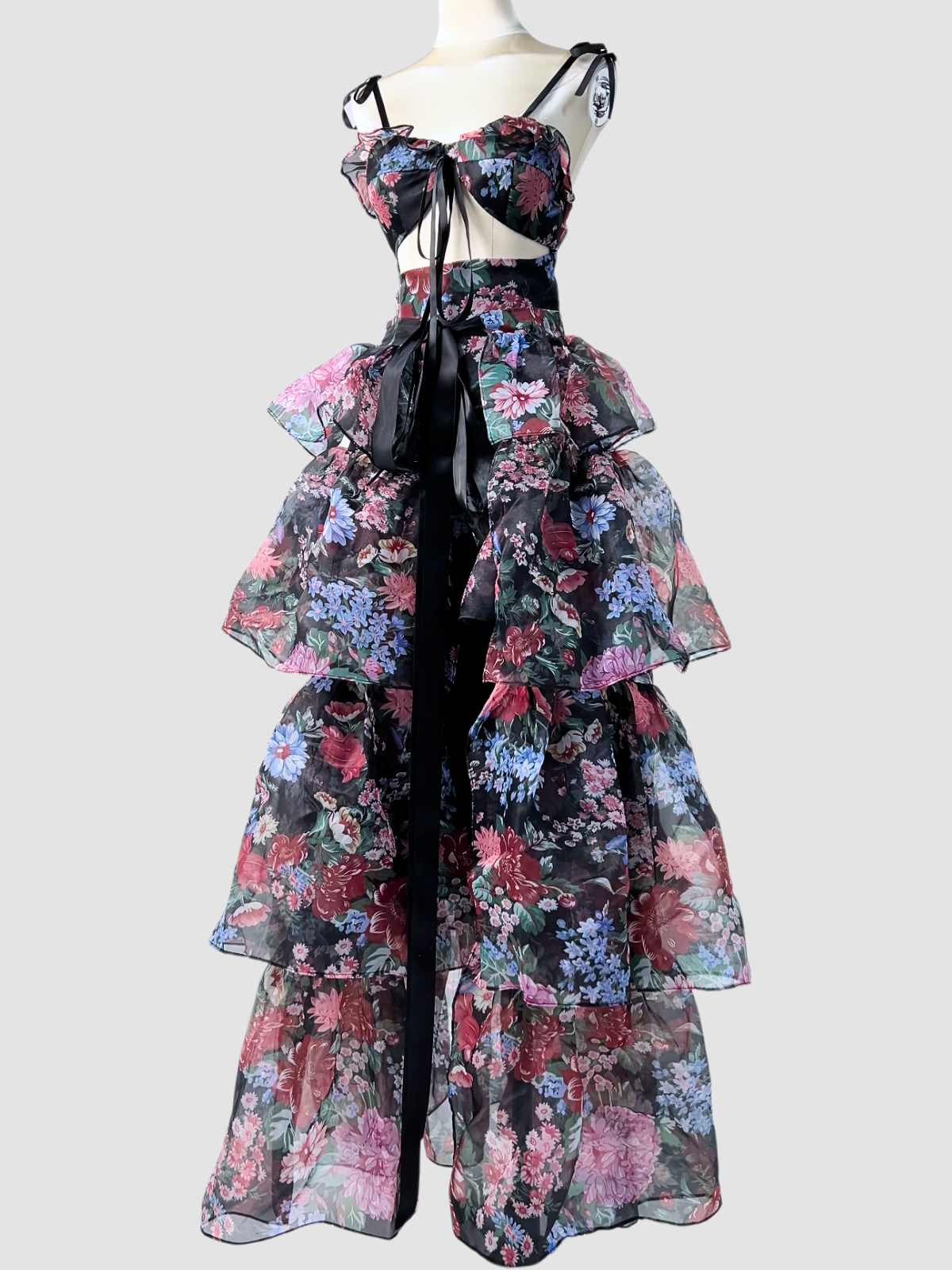 Floral Printed Skirt Set