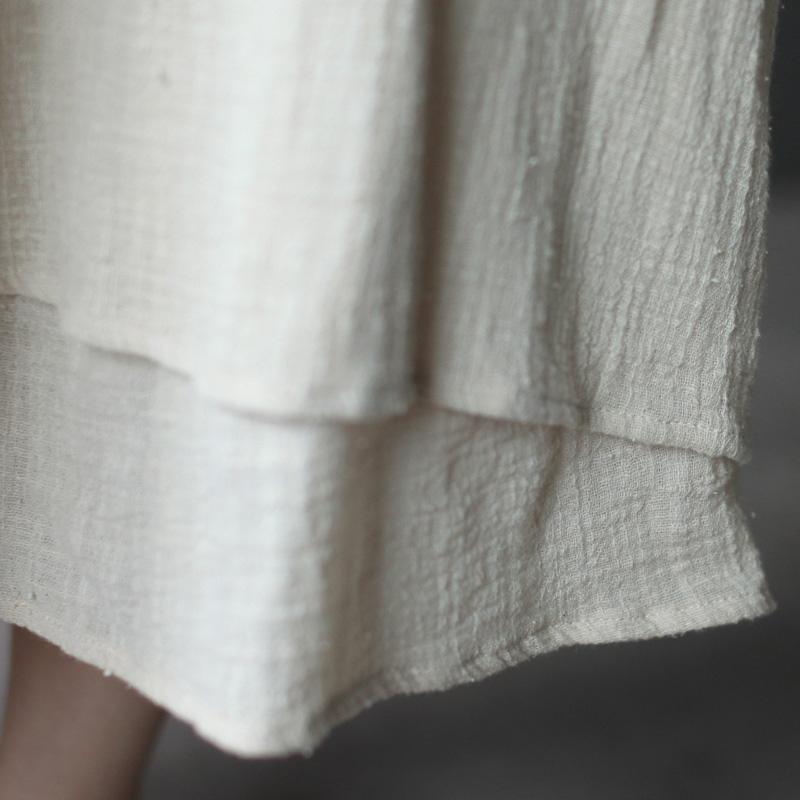 Nude long linen summer dress linen maxi sundress sleeveless