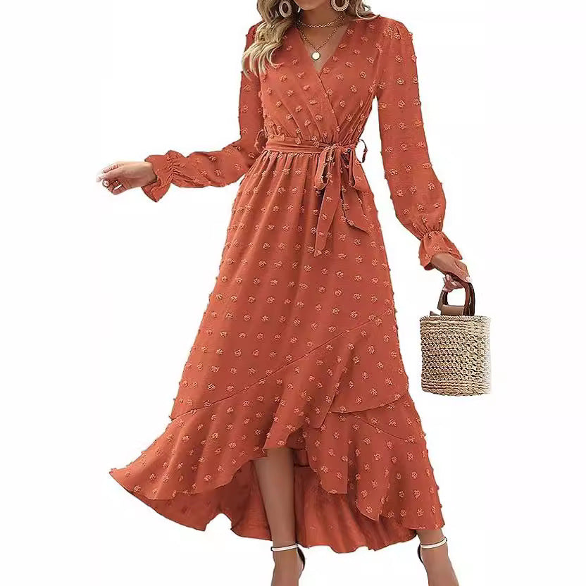 Rebeca Long Womens Dress Minimalist Dress with Premium Casual Styling