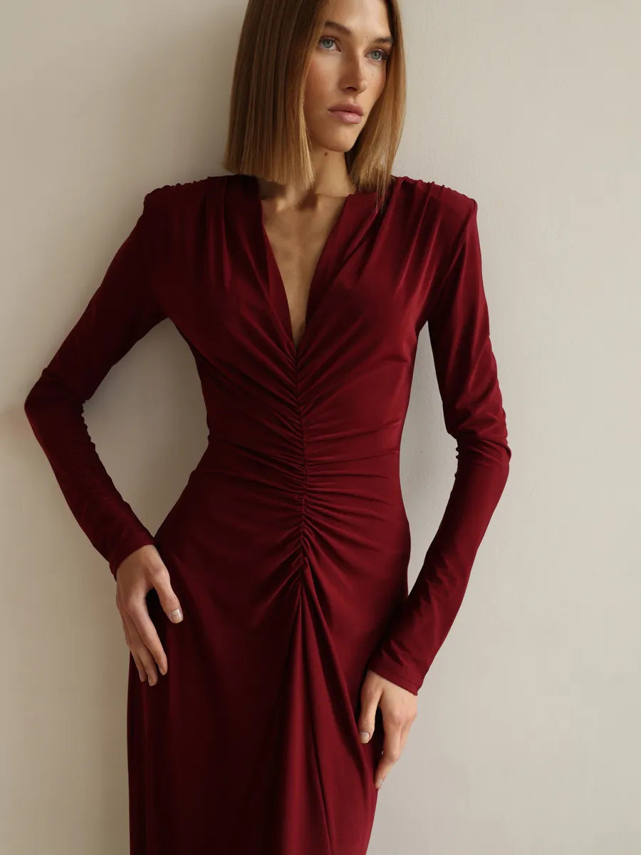 Ruched Maxi Dress