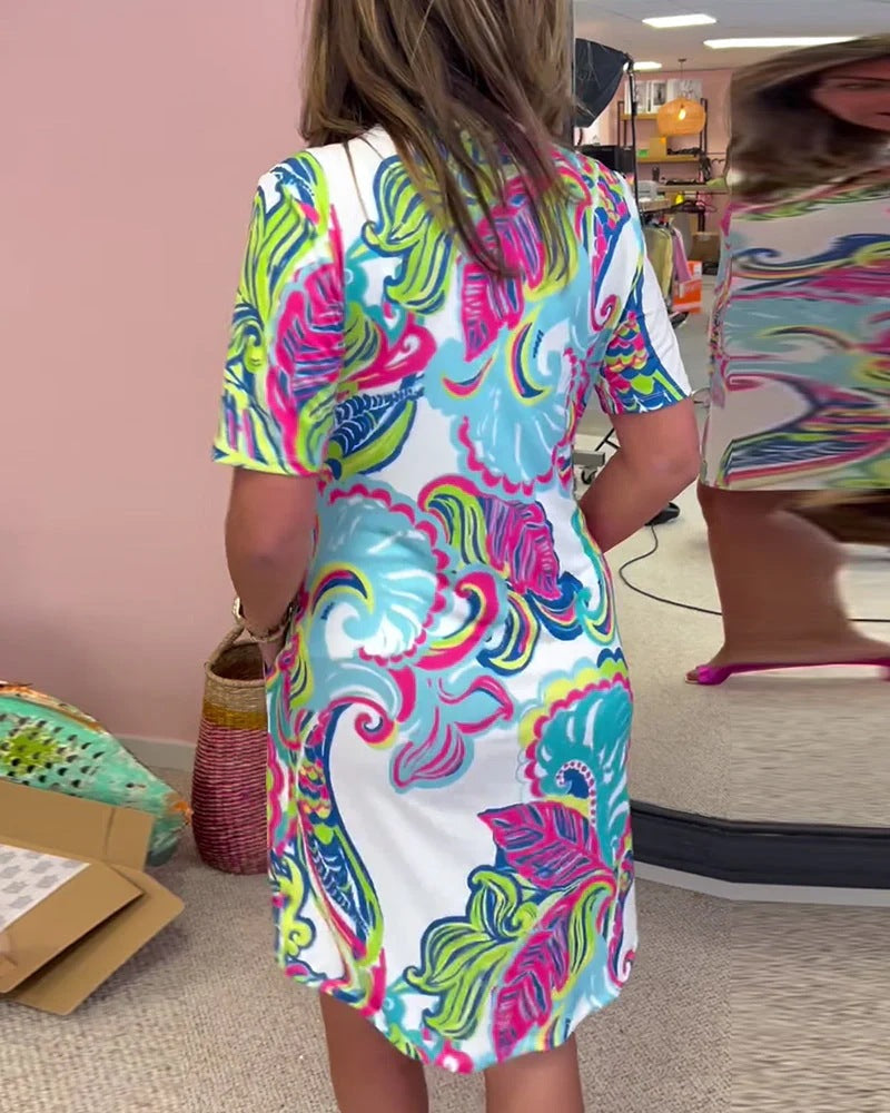 April Boutique Colorful Patterned Summer Dress Collection