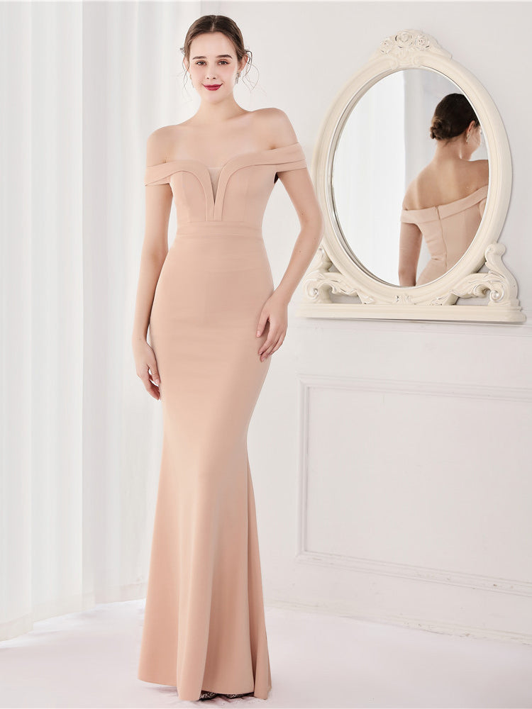 Elegant banquet evening dress